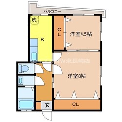 筑後屋柴田ビルの物件間取画像